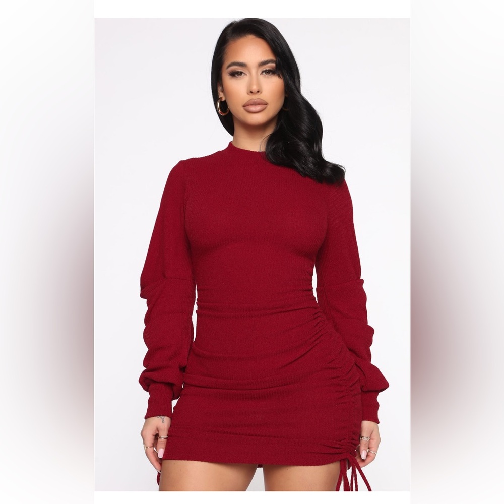 NWT Fashion Nova Ruched Dress